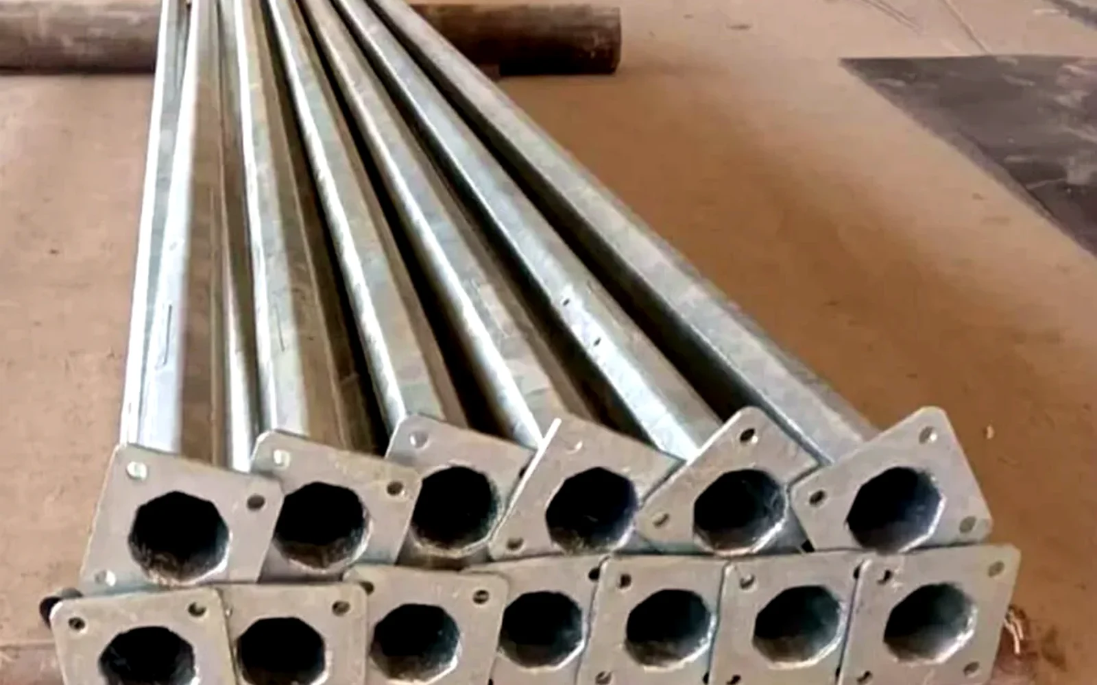 Octagonal poles